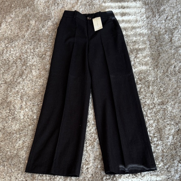 Zara Pants - NWT Zara Charcoal Tailored Trousers